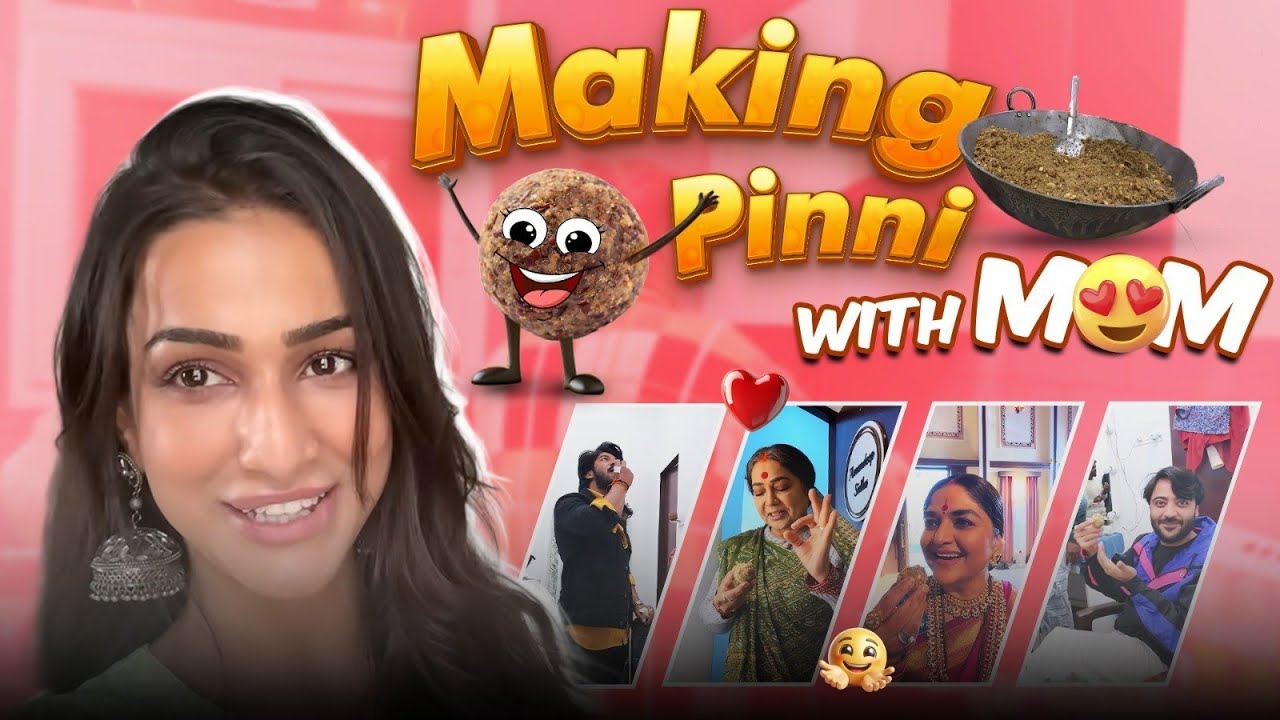 Special 🤩 Amandeep Sidhu Ki Pinni Recipe 🤤 With My Mom 😘 | Amandeep Sidhu Vlog