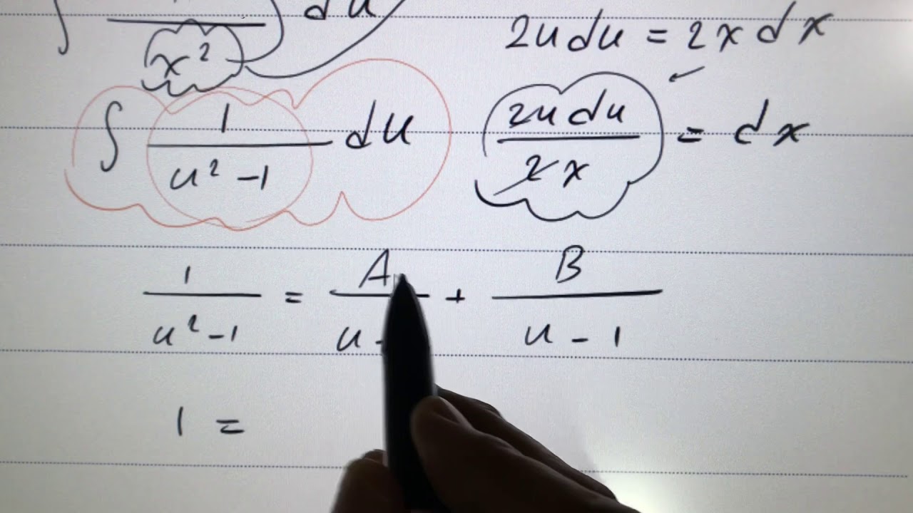 تكامل الدالة النسبية باستخدام الكسور حصة (5) مع طالبات 12D مدرسة لبنان الأولى