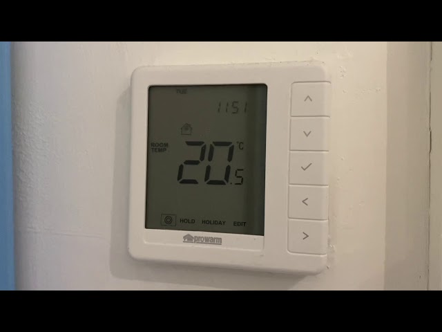 Prowarm under heating floor On/Off - YouTube