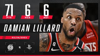 Damian Lillard drops 71 PTS, becomes 8th player to ever have 70+ PTS 😳 | NBA on ESPN