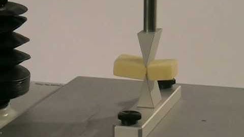 How to measure Texture: Firmness and brittleness of cheese using Fracture Wedges