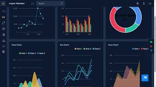 Crypto Tokenize ICO Dashboard template with Dark LTR Theme