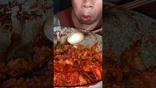 ASMR MUKBANG, Spicy Octopus? eat with rice, seafood shorts