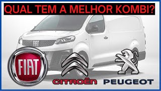 FIAT SCUDO, CITRÖEN JUMPY OU PEUGEOT EXPERT - Qual é a melhor KOMBI?