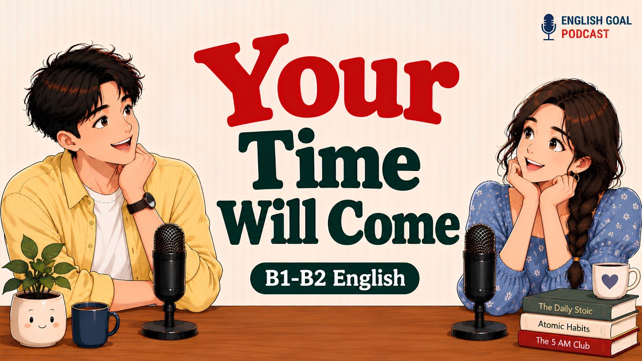 English Learning Podcast for Easy Daily Life Conversation | Your Time Will Come