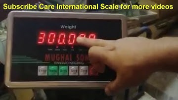 Digital Weighing Scale Calibration Procedure |  Mughal scale Calibration