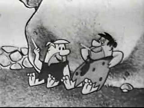 Flintstones selling cigarettes (old commercial)