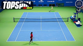 TopSpin 2K25 Gameplay Serena Williams vs Maria Sharapova FULL MATCH!