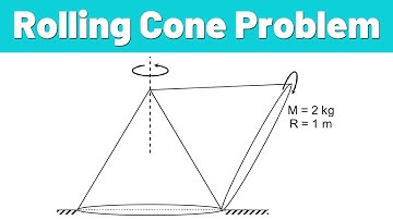 Rolling Cone Problem (FIITJEE AITS)