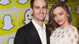 The fabulous life of Snap CEO Evan Spiegel - Miranda Kerr