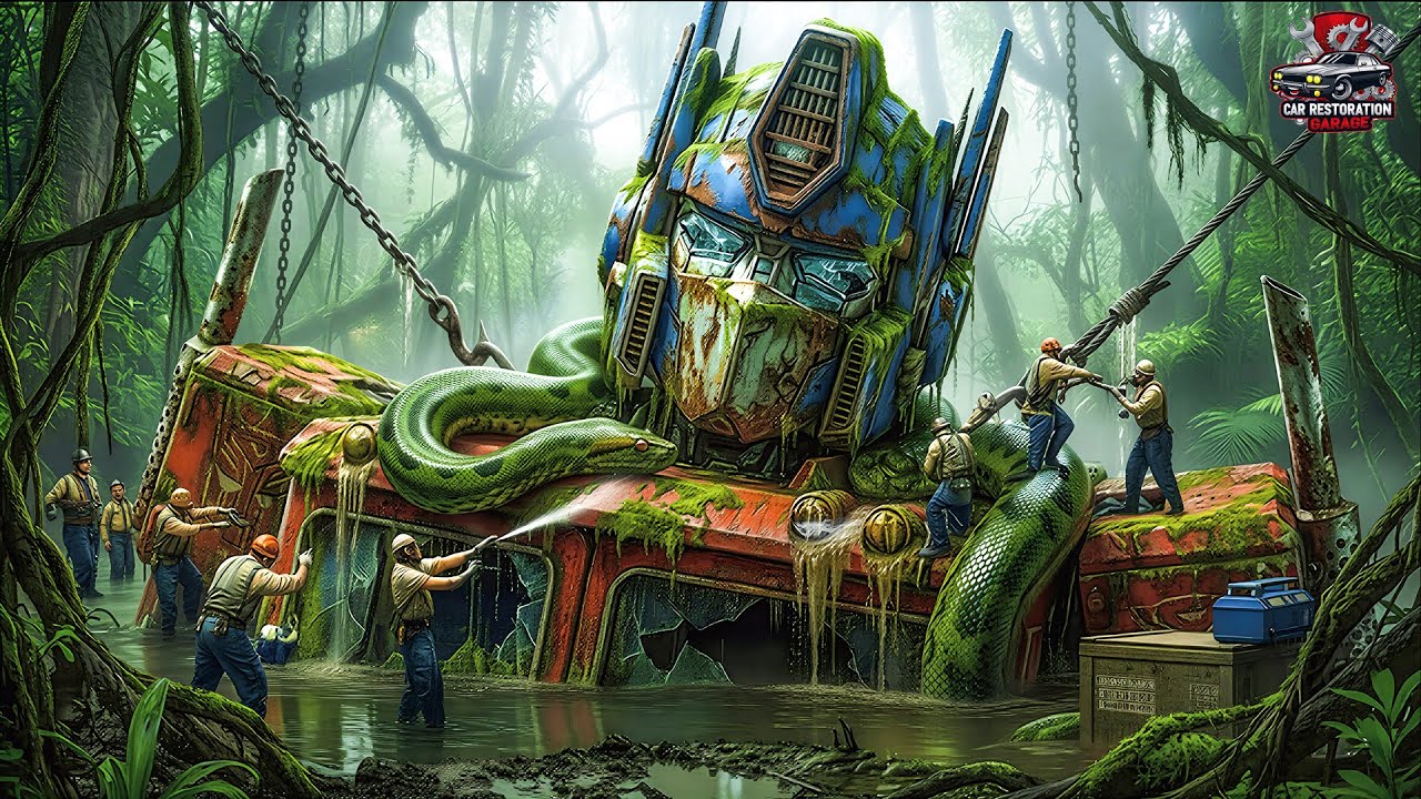Restoring Abandoned Optimus Prime Found Buried in the Amazon Jungle ...