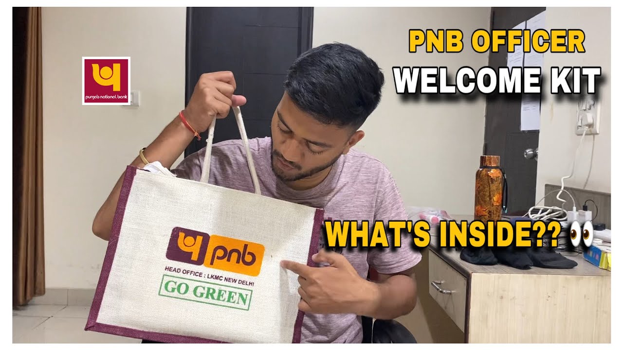 PNB Officers' Welcome Kit 🤩| Joining Kit | Punjab National Bank | IT Officer | STC Noida