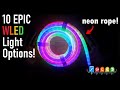 10 Unique WLED Lighting Options! (Neon Rope, FCOB, Fairy Lights, and more)