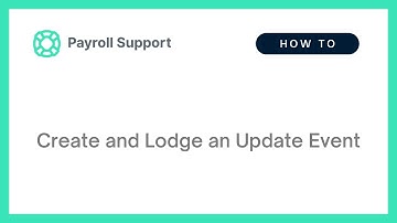 Create and Lodge an Update Event