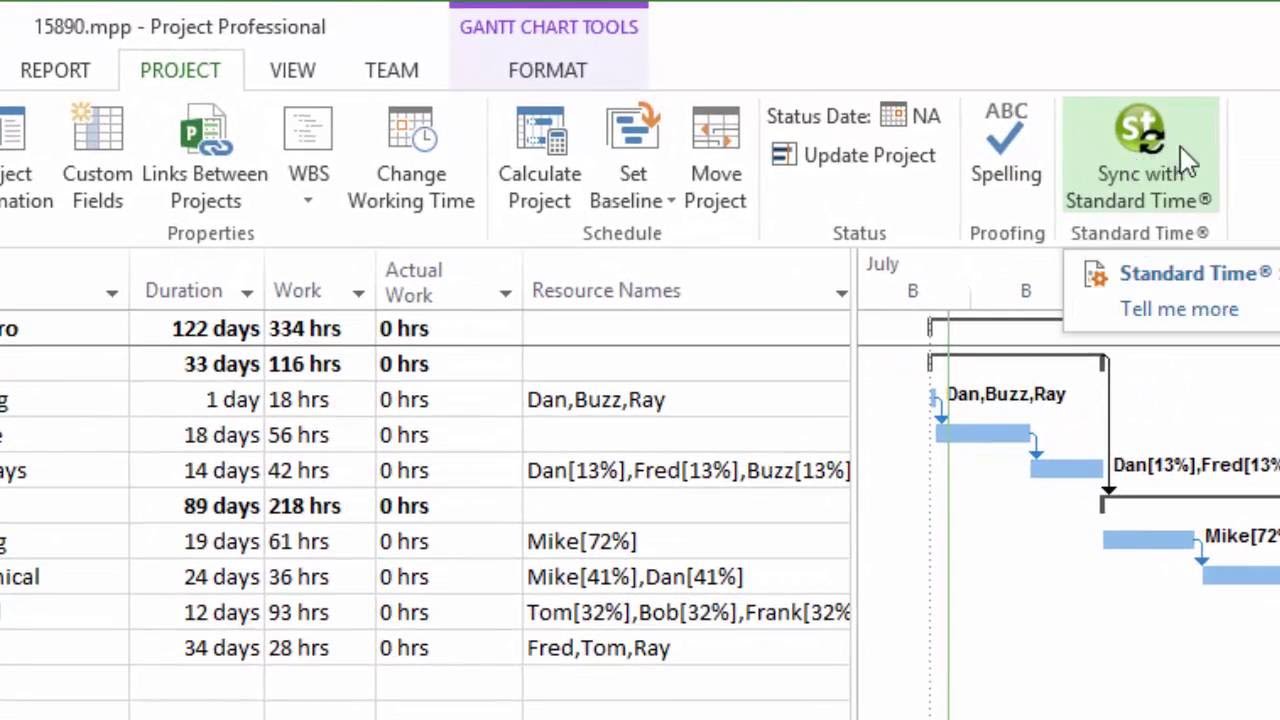 Sync Timesheet With Microsoft Project Add In Videos