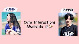 Yunsu and Yubin Cute Interactions Moments