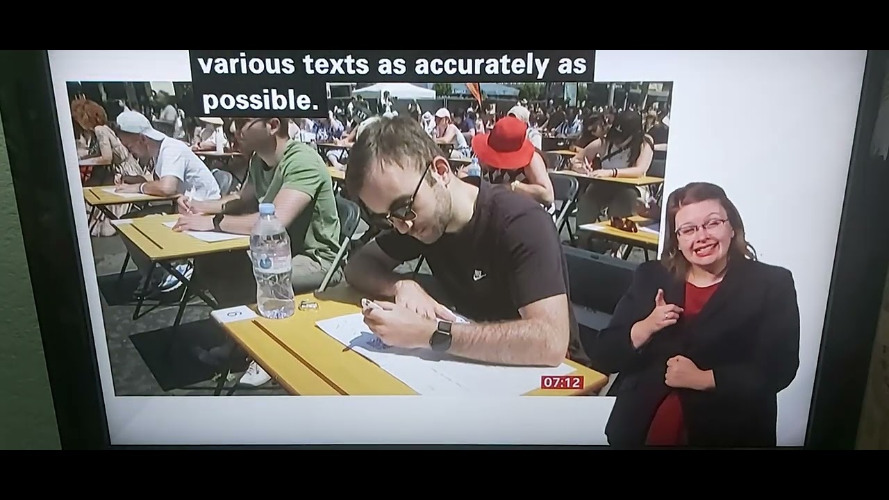 5 000 People On Famous Street In Paris Doing Exam For Text Accurately 5-000-people-on-famous-street-in-paris-doing-exam-for-text-accurately