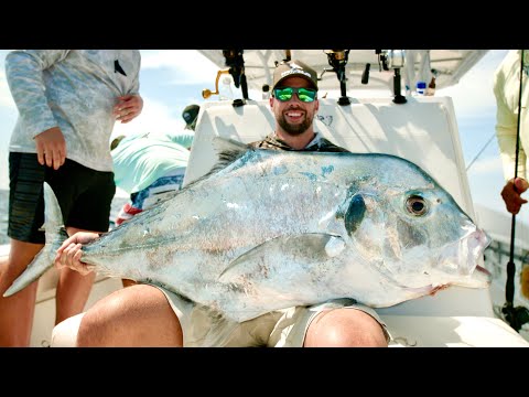 Insane African Pompano Fishing Action!