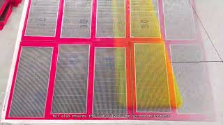 rubber modular screen panel,rubber screen deck