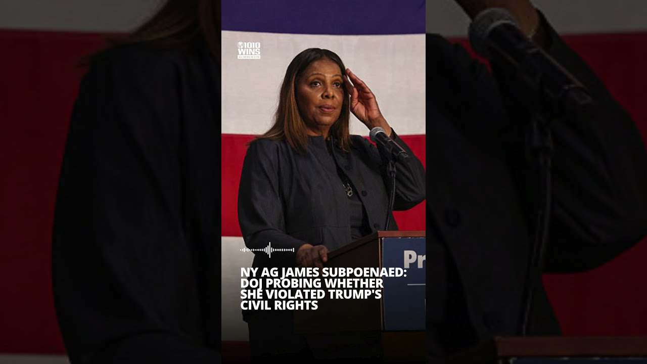 NY AG JAMES SUBPOENAED DOJ Probing Whether She Violated Trump S Civil Rights