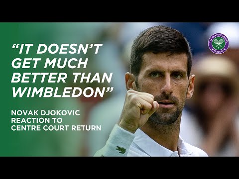 Centre Court is "Something Special" | Novak Djokovic First Round Interview | Wimbledon 2023
