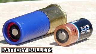 12ga. Shotgun Lithium BATTERY Slugs  Brutal Results!