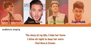 One Direction - Story Of My Life without Harry Styles Color Coded Lyrics