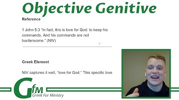 Objective Genitives