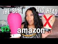 THE BEST CANVAS WIG HEAD ON AMAZON | UNDER $25 + FREE GIFTS