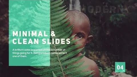 Minimal Clean Presentation After Effects Templates