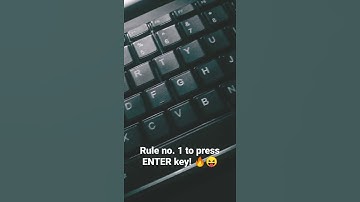 Rule no.1 to press ENTER key | #Funny #shorts