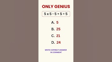 Only Genius Can Solve This Math Puzzle in 10 Seconds! 🤯 | Mind Test Challenge
