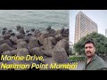 Marine drive mumbai  nariman point  cshaped road nariman point  sunday street nariman point