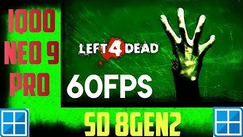 Left 4 Dead With Settings Winlator 7.1.3 Glibc Android Emulator Iqoo Neo 9 Pro Snapdragon 8Gen2