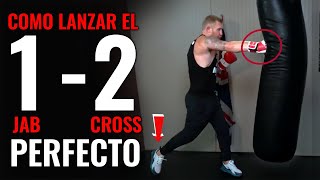 Como lanzar el 1 - 2 en boxeo - Jab cross en boxeo