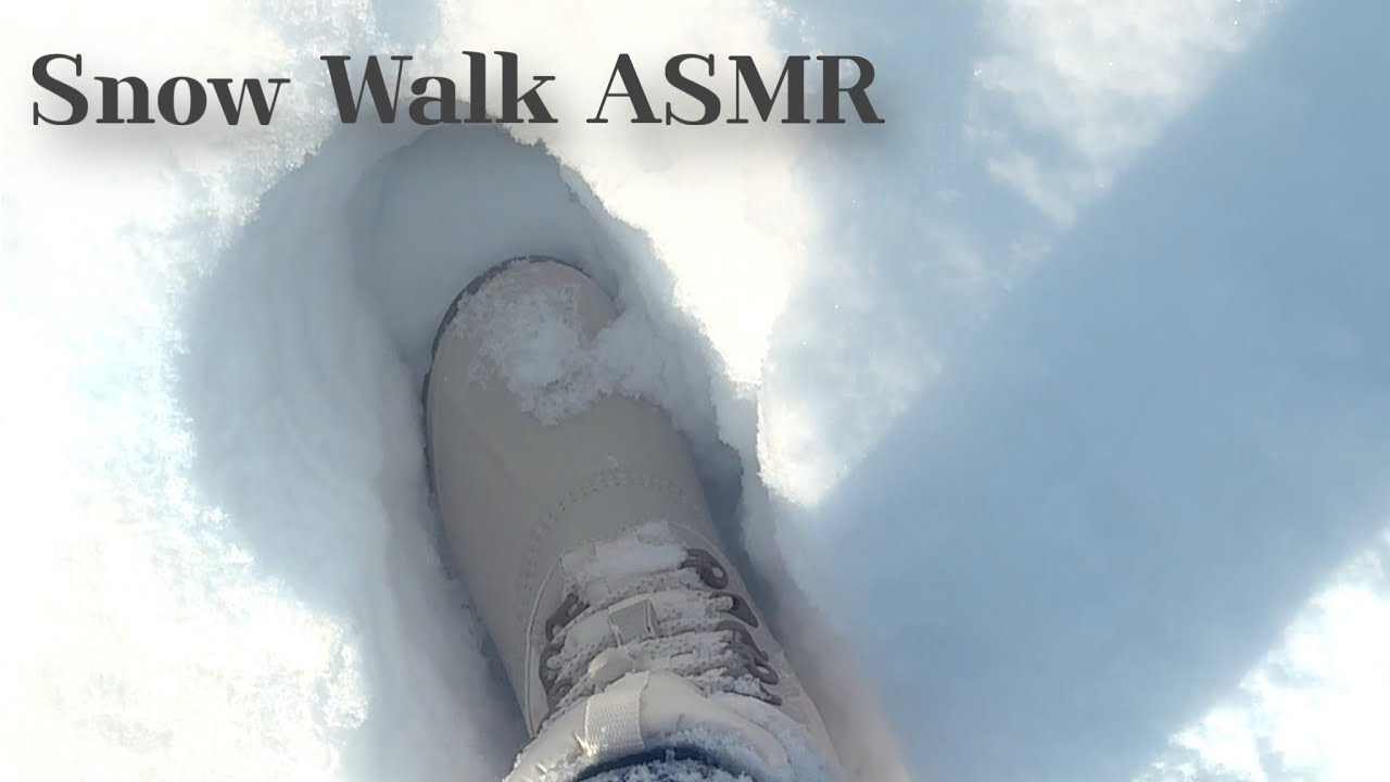 Snow Walk ASMR ❄️ | Canada Winter Footsteps