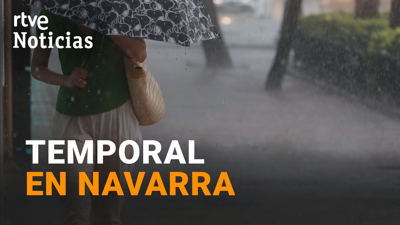 En la CUENCA de PAMPLONA en SOLO DOS DÍAS ha LLOVIDO lo que se SUELE REGISTRAR en DOS MESES | RTVE