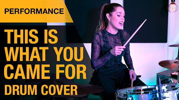 This Is What You Came For Drums version - Drums performance video thumbnail