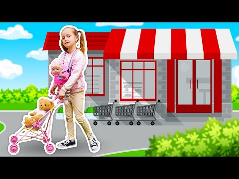 Видео: Беби Бон Хлоя отправляется в магазин за покупками! Видео для девочек с Baby Born
