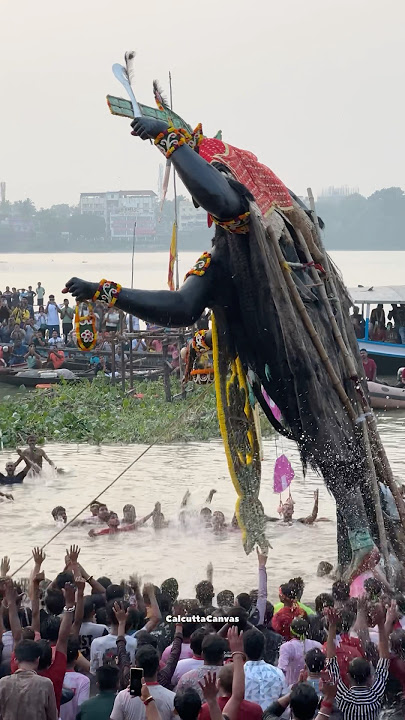 Boro Maa Immersion🌺| #kali #kalimaa #trending #youtubeshorts #shorts #maakali #naihati #boromaa