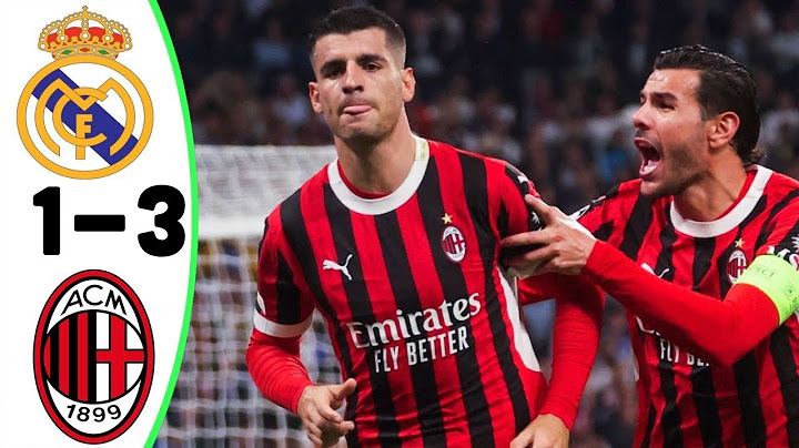 Real Madrid vs AC Milan 1-3 - All Goals and Highlights - 2024 ( From The Stands ) HD