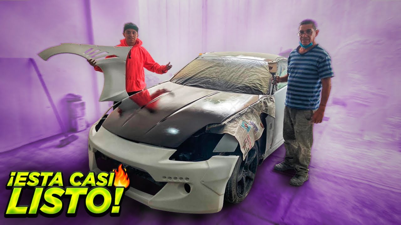 EMPEZAMOS A PINTAR MI 350z AL FIN CON WIDEBODY | SALEN MÁS DETALLES | GUS LOPEZ |