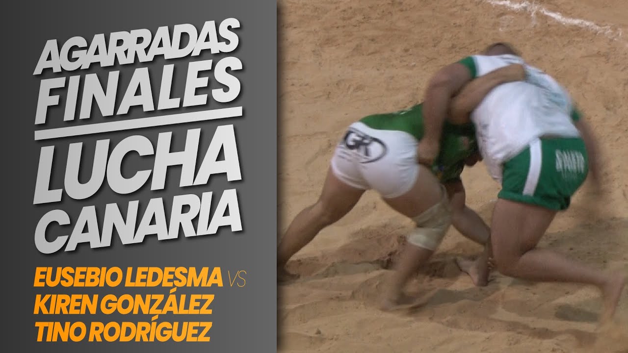 Eusebio Ledesma vs Kiren González y Tino Rodríguez | Unión Antigua vs Maxorata | LUCHA CANARIA