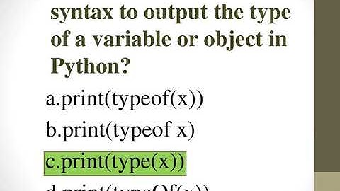 Python Quiz -1 Answers  || ML || Data science
