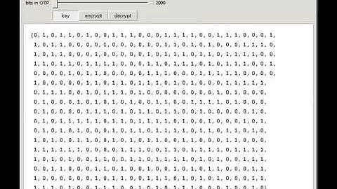 Vernam Cipher (One Time Pad)