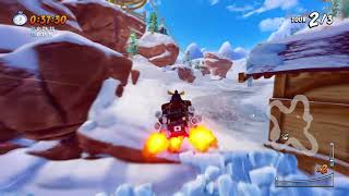 [CTR:NF] Blizzard Bluff - 1:08.13 World Record