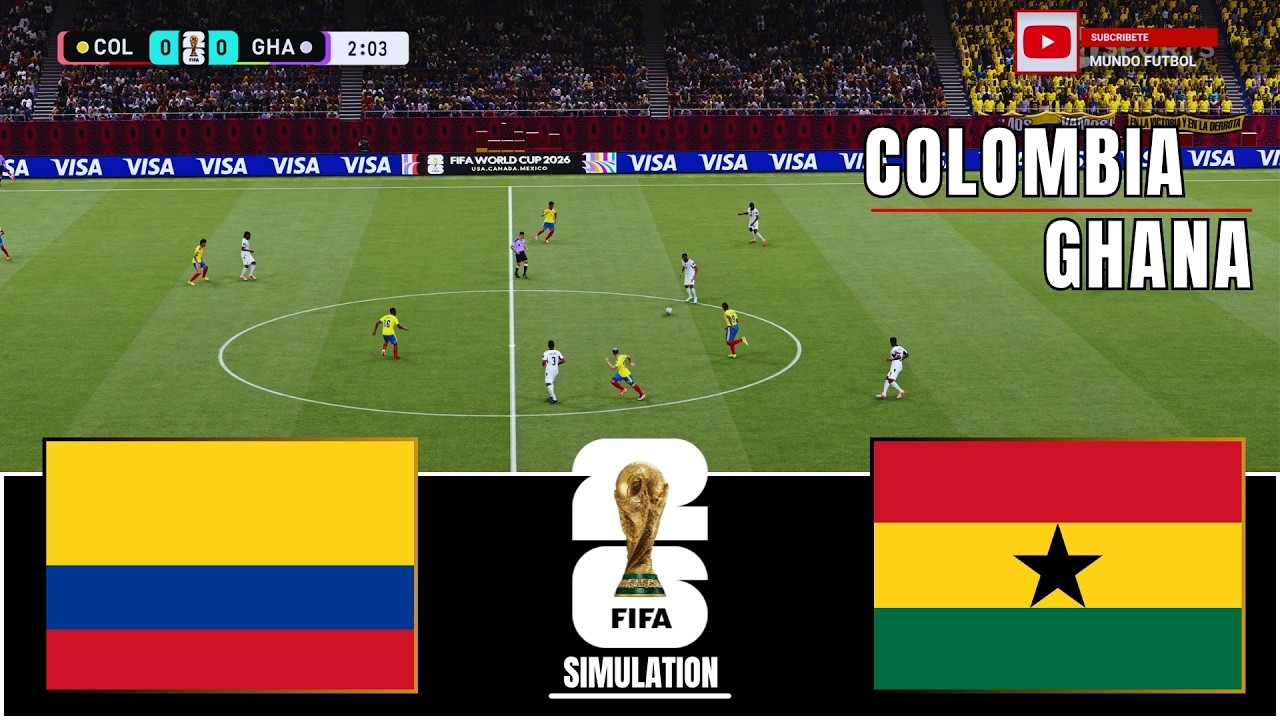 COLOMBIA vs GHANA  Copa Mundial 2026 - Match Highlights & Prediction