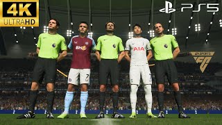 FC 24 - SPURS VS ASTON VILLA - PREMIER LEAGUE 23/24 - TOTTENHAM HOTSPUR STADIUM -REALISTIC SLIDERS