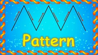 Prewriting Skill | Pattern for kids | Mountain Pattern