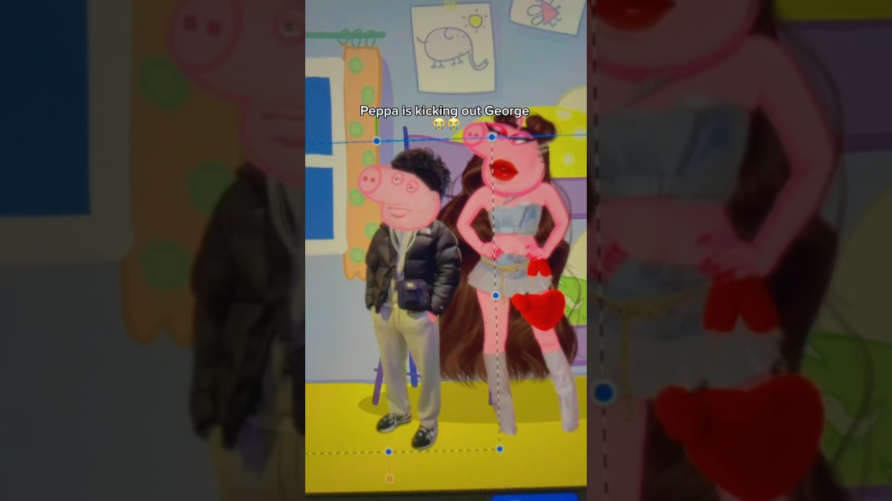 Peppa Pig Baddie Room Transformation #art #peppapig #satisfying